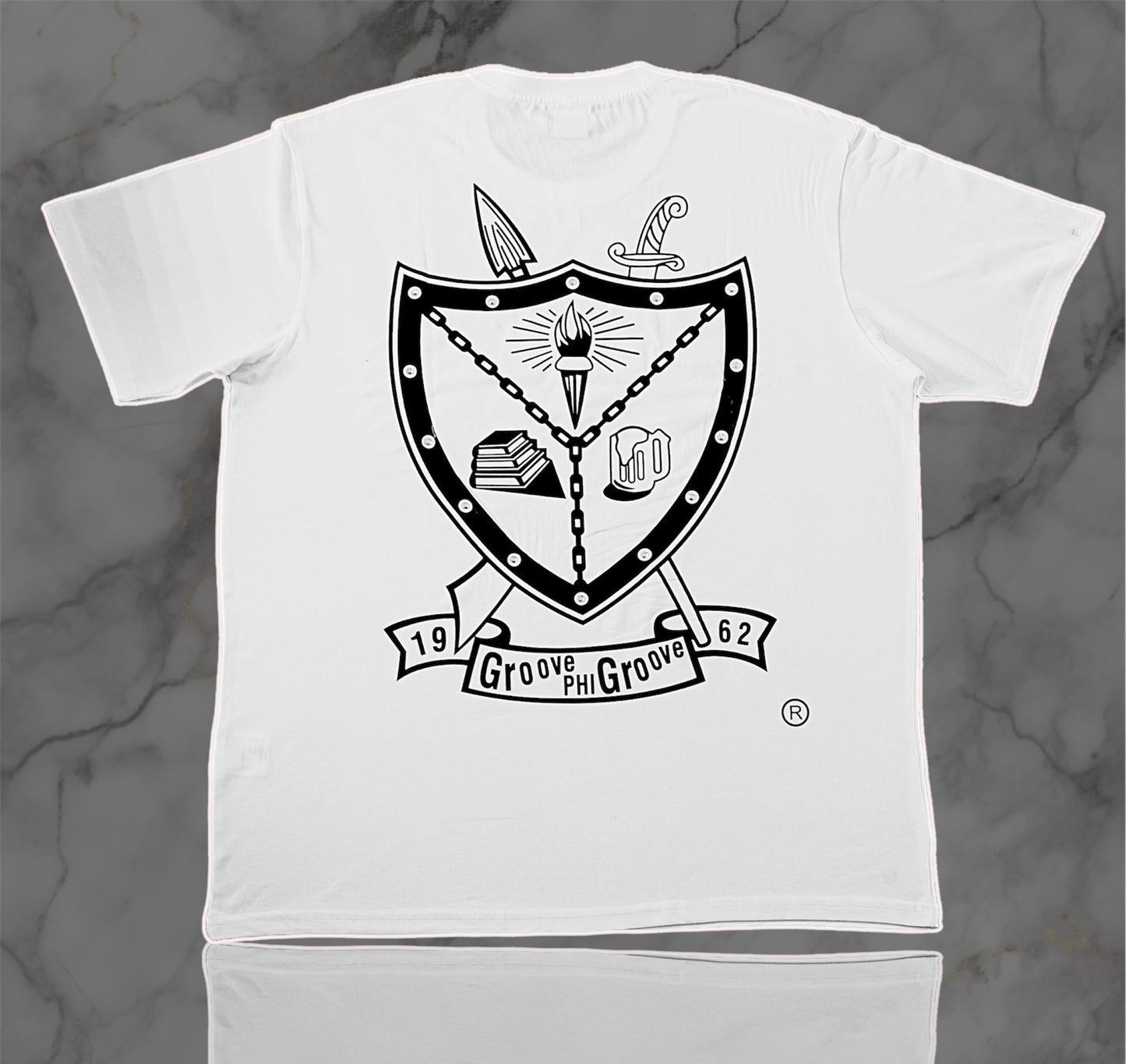 Groove rhinestone / Shield On The Back