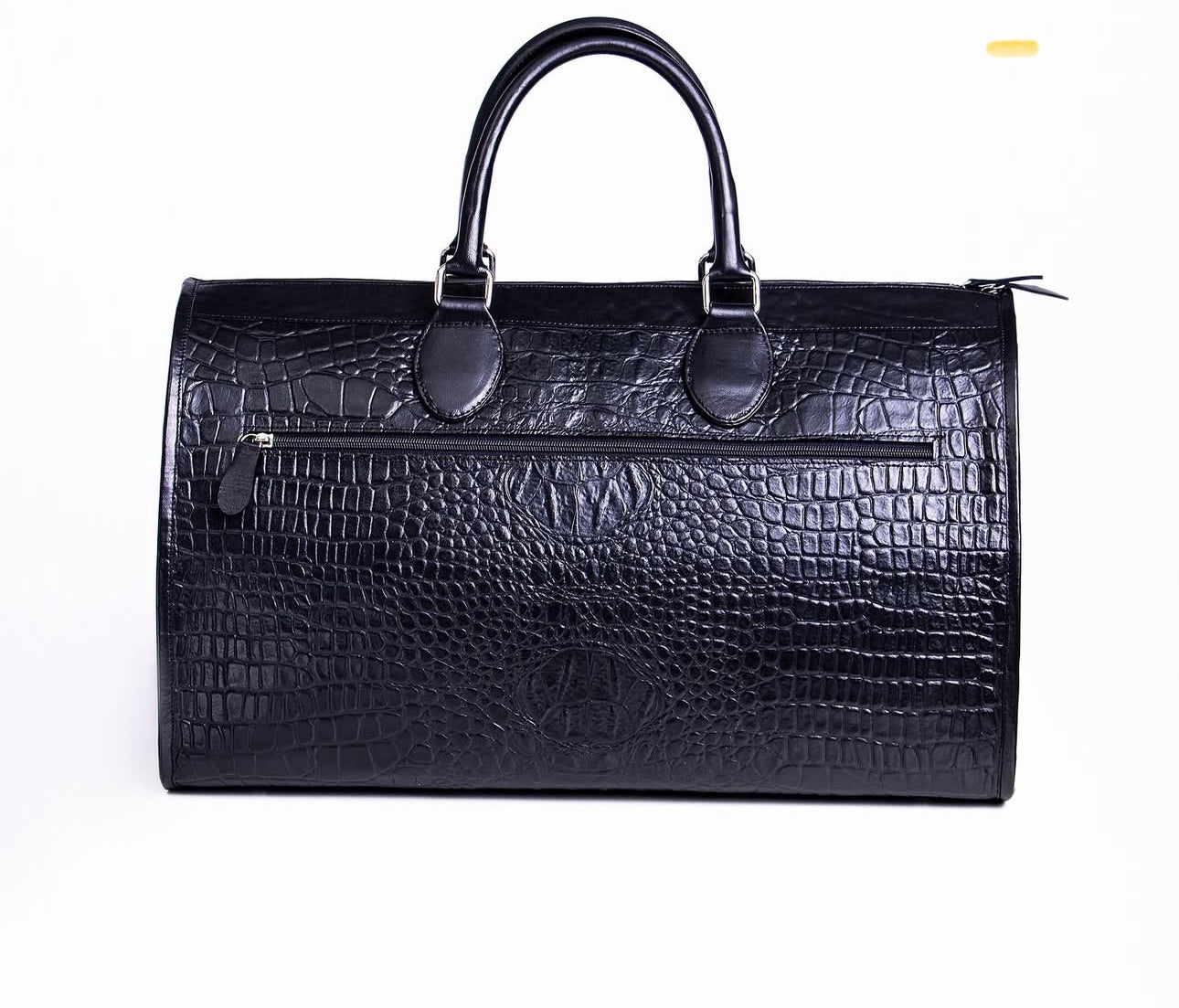 Groove Black Croc Duffel Bag