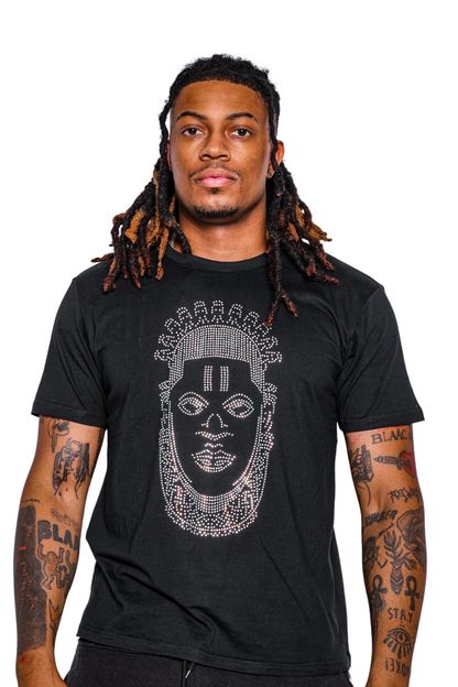 Rhinestone T-Shirt Afro Legends “Idia Mother Queen of Benin“.