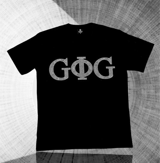 Groove Rhinestones / Shield on The Back