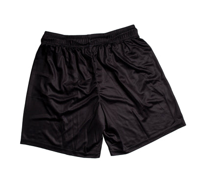 Black Elite Team Only Rhinestone Mesh Shorts