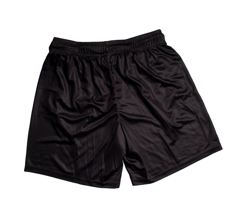 Black Mesh Shorts