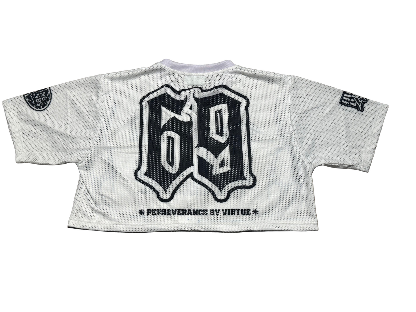 White Swing Cropped Lacrosse Jersey PRE ORDER