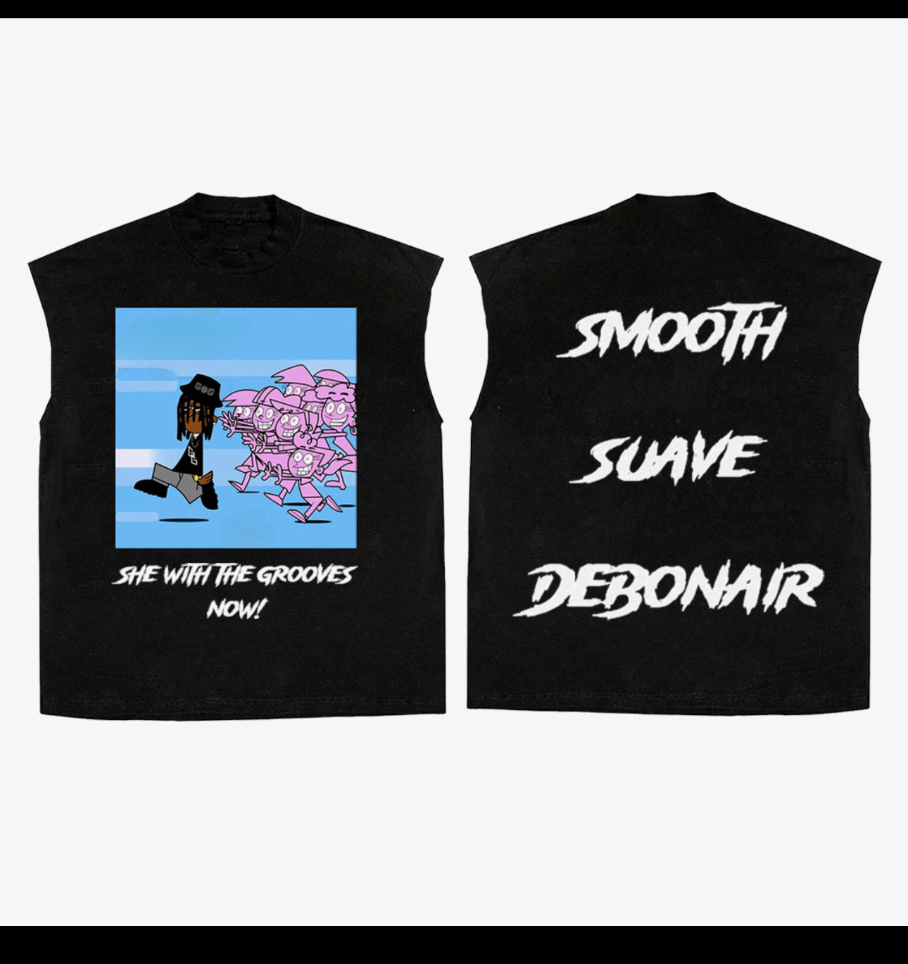 “She With The Grooves” Sleeveless Tee