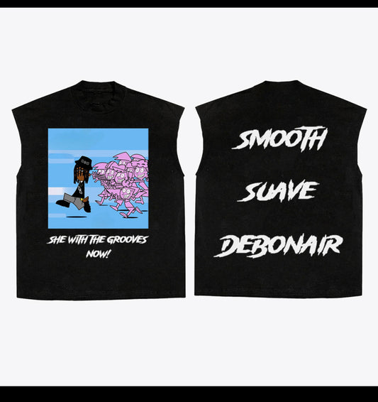 “She With The Grooves” Sleeveless Tee