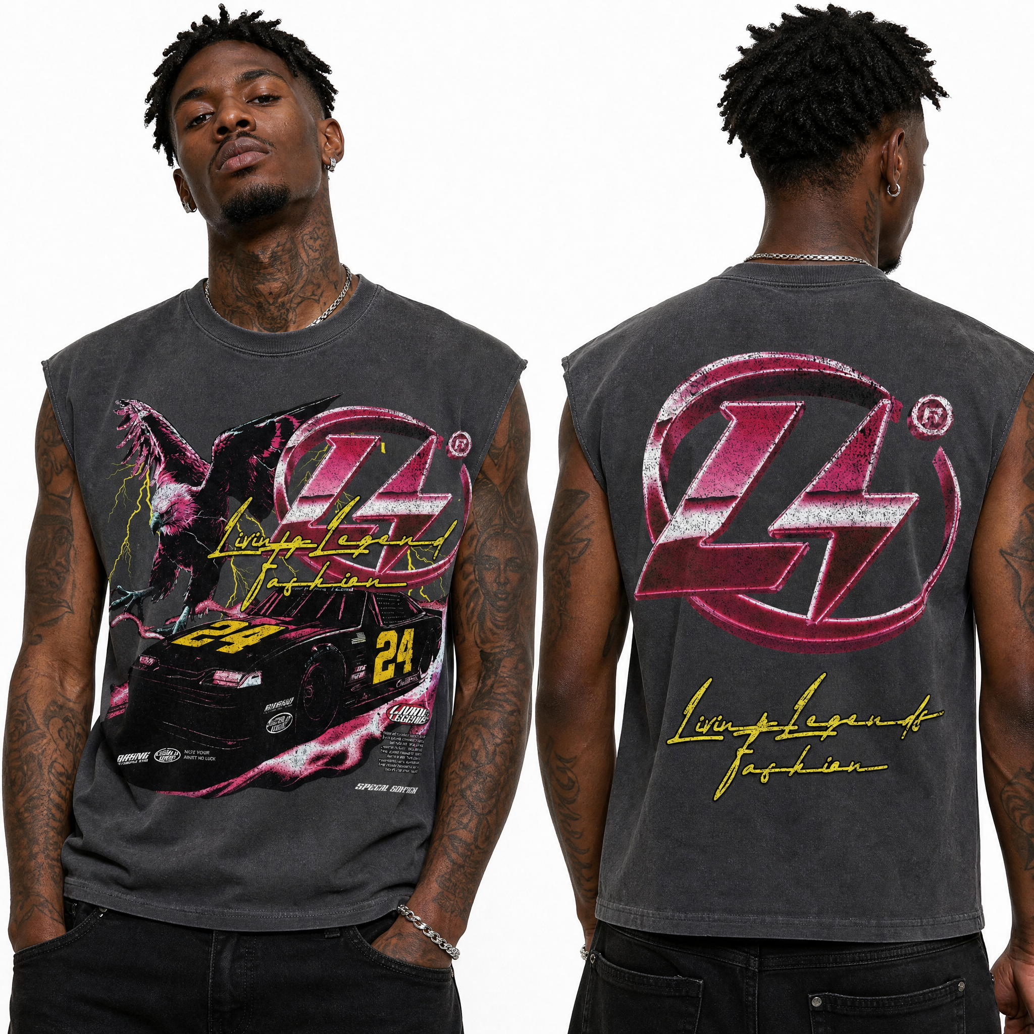RACING SLEEVELEES TEE