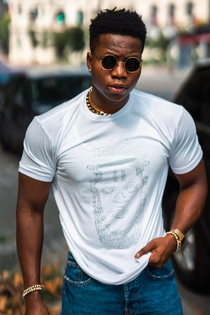 Rhinestone T-Shirt Afro Legends “Idia Mother Queen of Benin“.