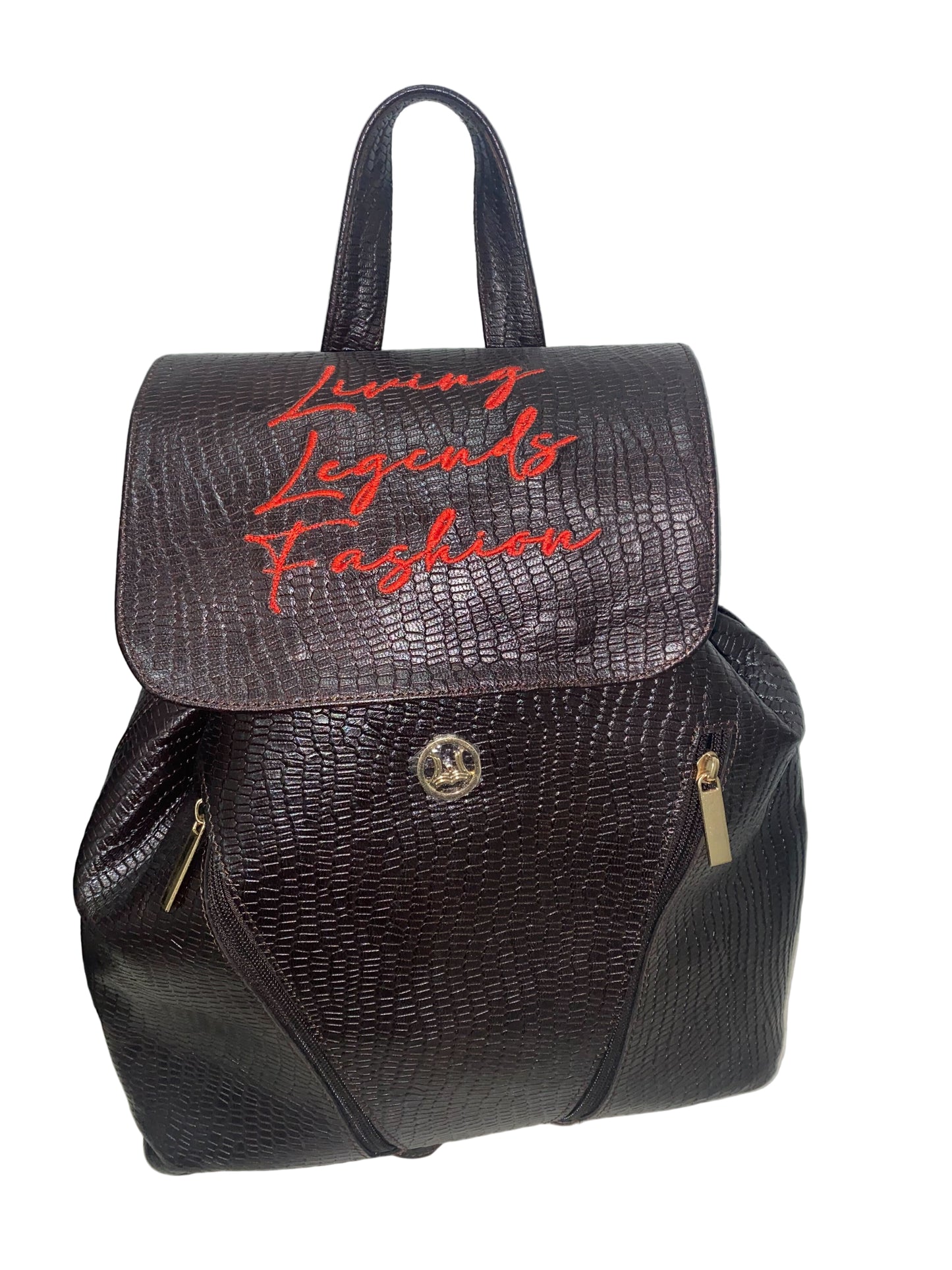 Brown Leather Bookbag