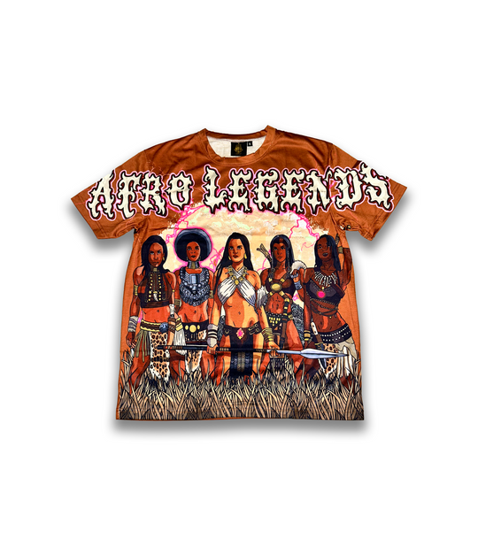 “Queen Of Queens“ Rhine Stone Shirt - Afro Legends Collection