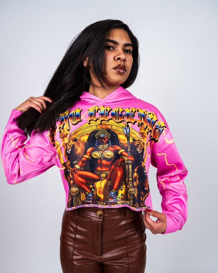 Pink Rhinestone Hoodie
