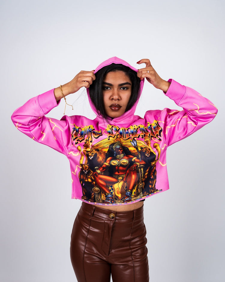 Pink Rhinestone Hoodie