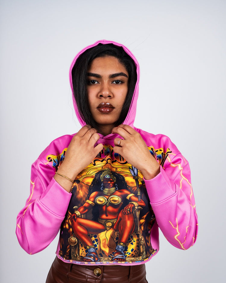 Pink Rhinestone Hoodie