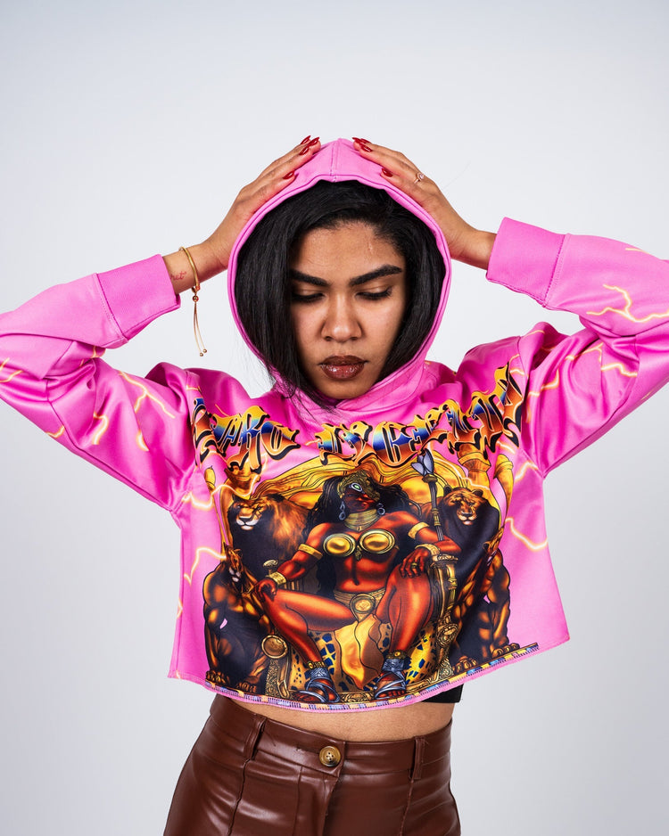 Pink Rhinestone Hoodie