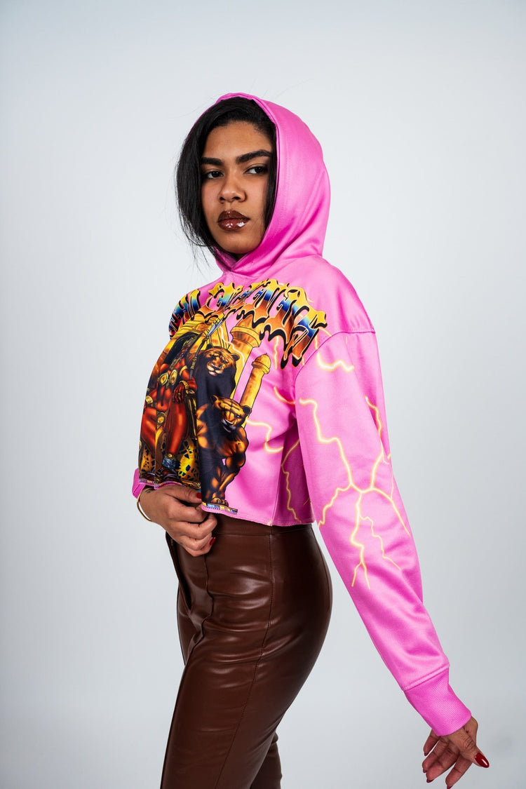 Pink Rhinestone Hoodie