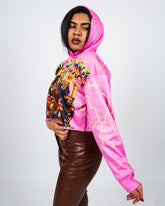 Pink Rhinestone Hoodie
