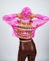 Pink Rhinestone Hoodie