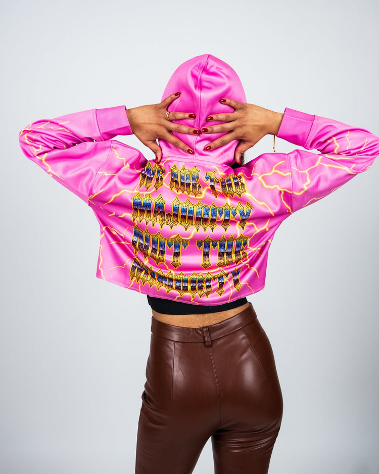 Pink Rhinestone Hoodie