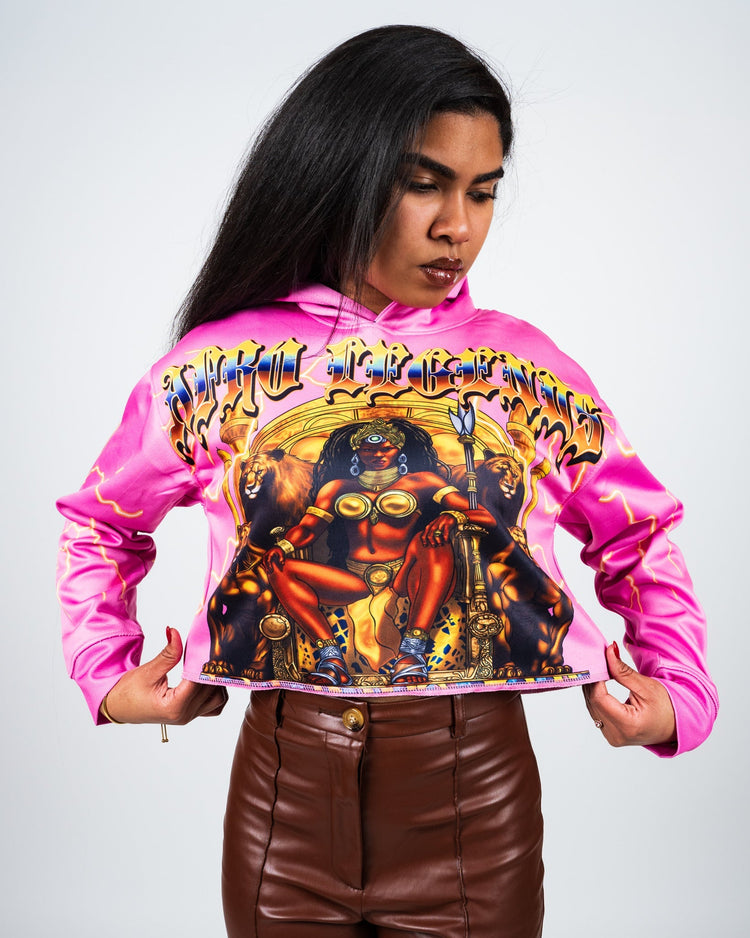 Pink Rhinestone Hoodie