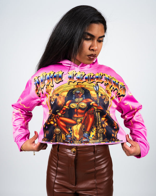 Pink Rhinestone Hoodie