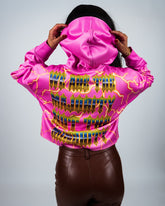 Pink Rhinestone Hoodie